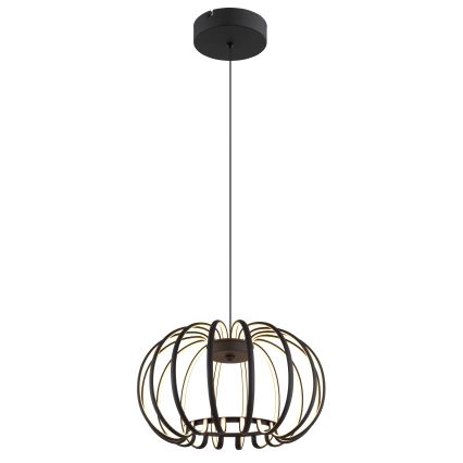 Globo - LED підвісна люстра на тросі з регулюванням яскравості LED/40W/230V 3000K чорна