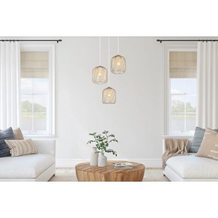 Globo - Подвесная люстра на тросе 3xE27/40W/230V