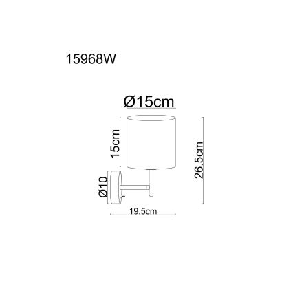 Globo - Настінний світильник 1xE14/40W/230V