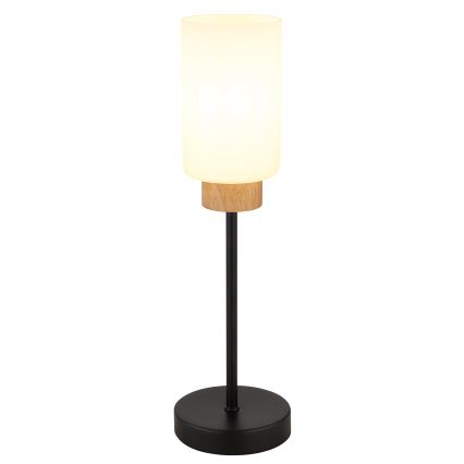Globo - Настільна лампа 1xE27/60W/230V чорна/біла