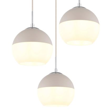 Globo - Люстра на тросе 3xE27/60W/230V