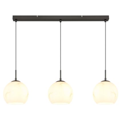 Globo - Підвісна люстра на тросі 3xE27/60W/230V