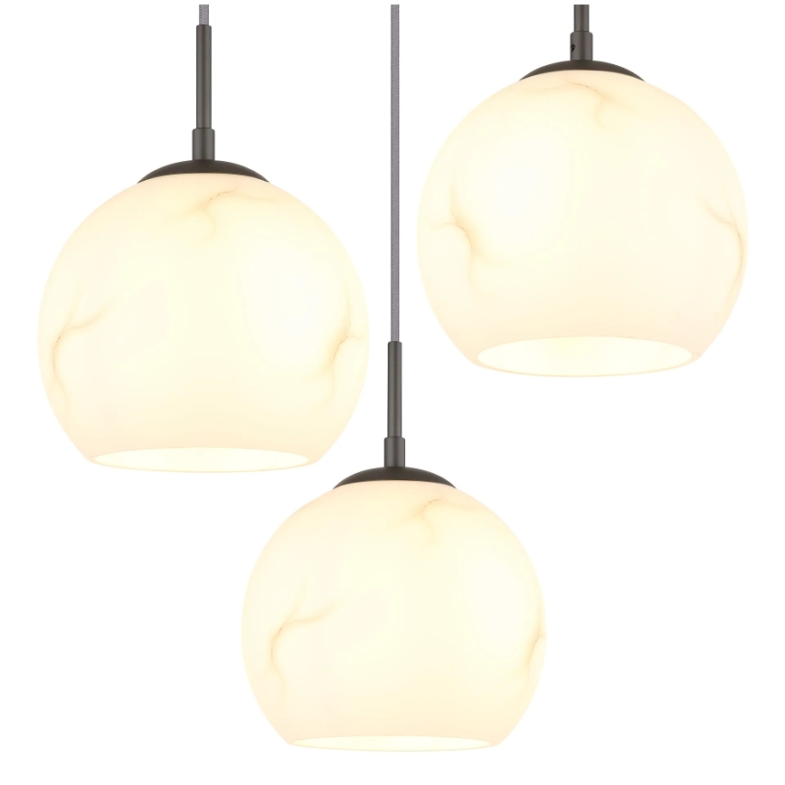Globo - Люстра на тросі 3xE27/60W/230V, діаметр 42,5 см