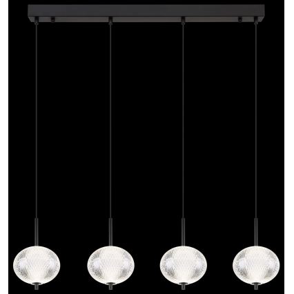 Globo - Світлодіодна підвісна люстра 4xLED/5,75W/230V 3000/4500/6500K