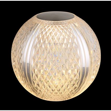 Globo - Светодиодная сенсорная настольная лампа с регулированием яркости LED/2W/5V 1200 mAh USB прозрачный