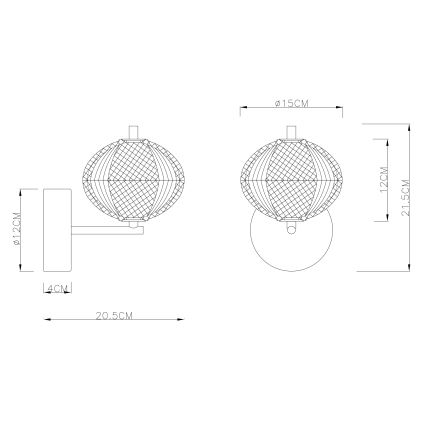 Globo - Светодиодная настенная лампа LED/7W/230V 3000/4500/6500K