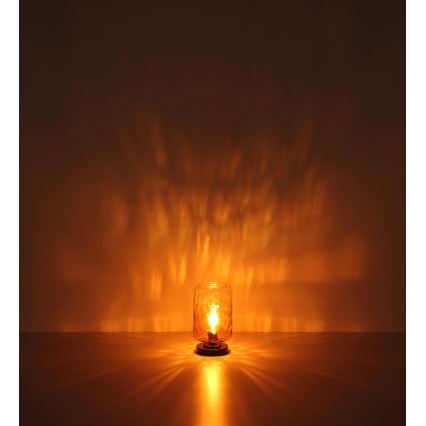 Globo - Настольная лампа 1xE27/60W/230V коричневый