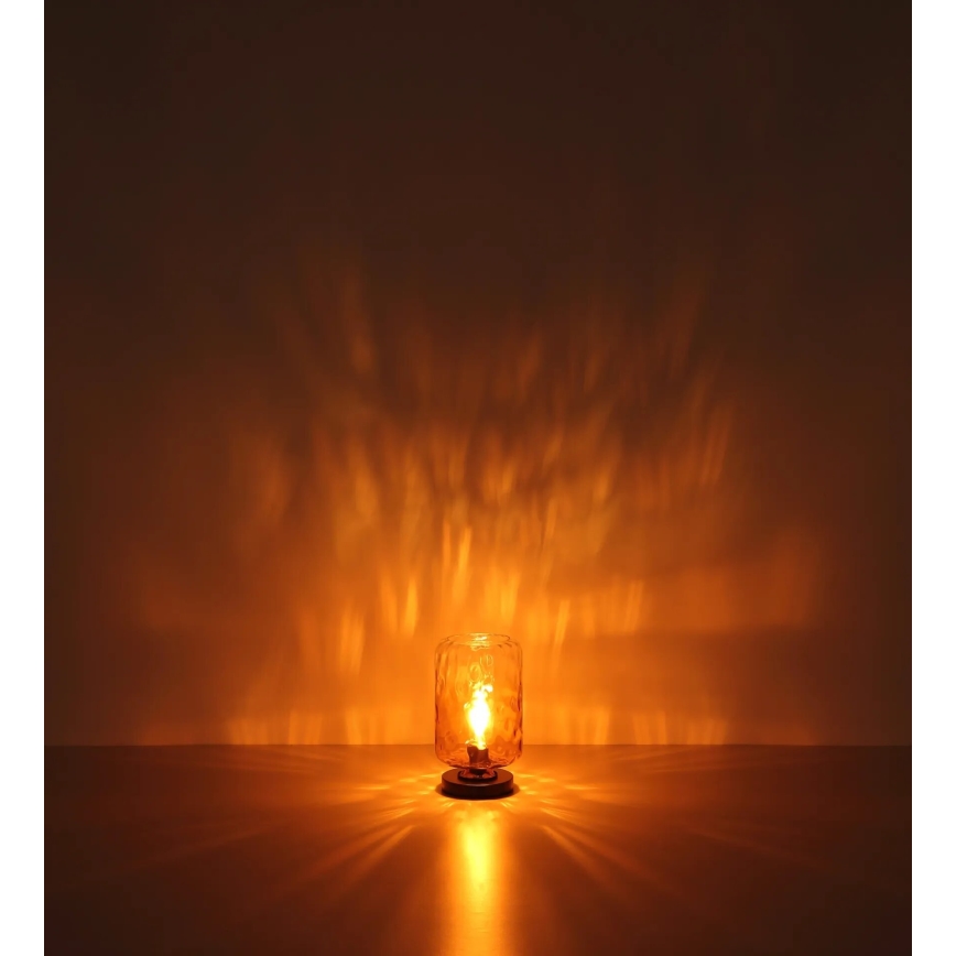 Globo - Настольная лампа 1xE27/60W/230V коричневый