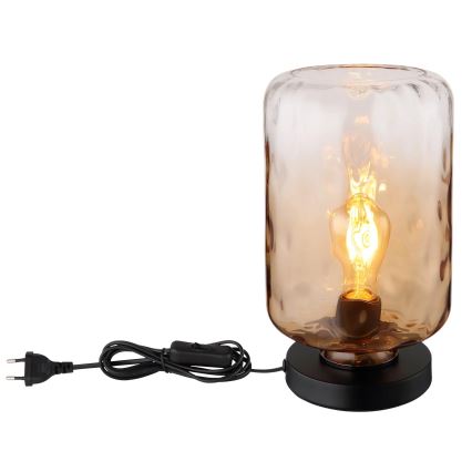 Globo - Настольная лампа 1xE27/60W/230V коричневый