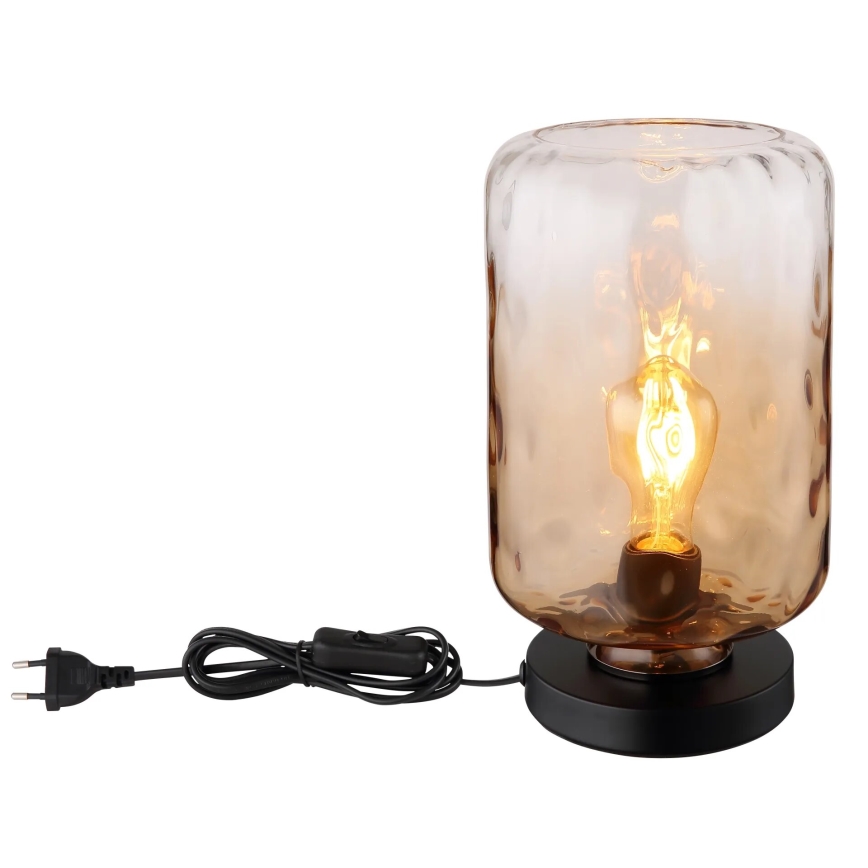 Globo - Настольная лампа 1xE27/60W/230V коричневый