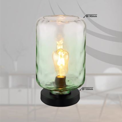 Globo - Настільна лампа 1xE27/60W/230V зелений