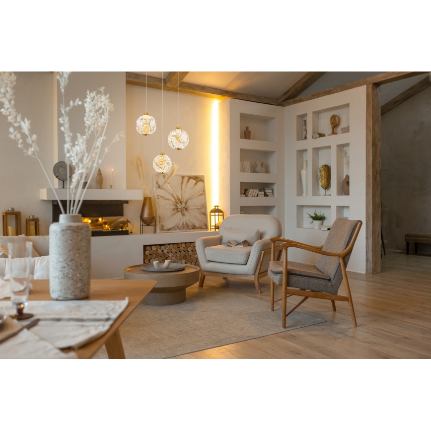 Globo - подвесная LED-люстра на тросе LED/24W/230V 3000K золотая