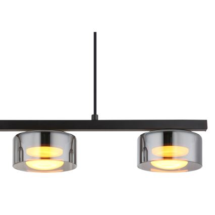Globo - Светодиодная подвесная люстра 3xGX53/6W/230V дымчатый/черный