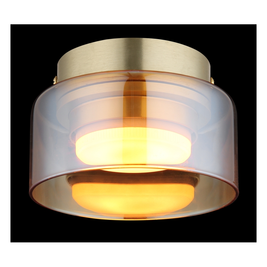 Globo - Стельовий LED світильник 1xGX53/6W/230V діаметр 13 см димчастий/коричневий