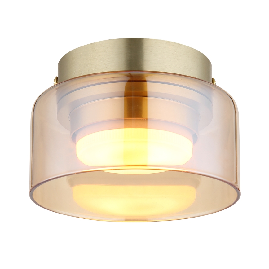 Globo - Стельовий LED світильник 1xGX53/6W/230V діаметр 13 см димчастий/коричневий