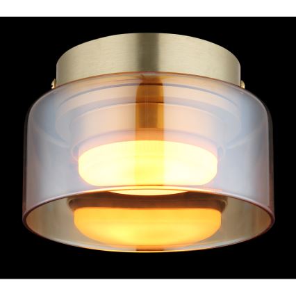 Globo - Стельовий LED світильник 1xGX53/6W/230V діаметр 13 см димчастий/коричневий
