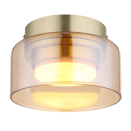Globo - Стельовий LED світильник 1xGX53/6W/230V діаметр 13 см димчастий/коричневий