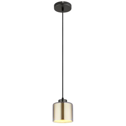 Globo - Підвісна люстра 1xE27/60W/230V глянцевий хром діаметр 14 см