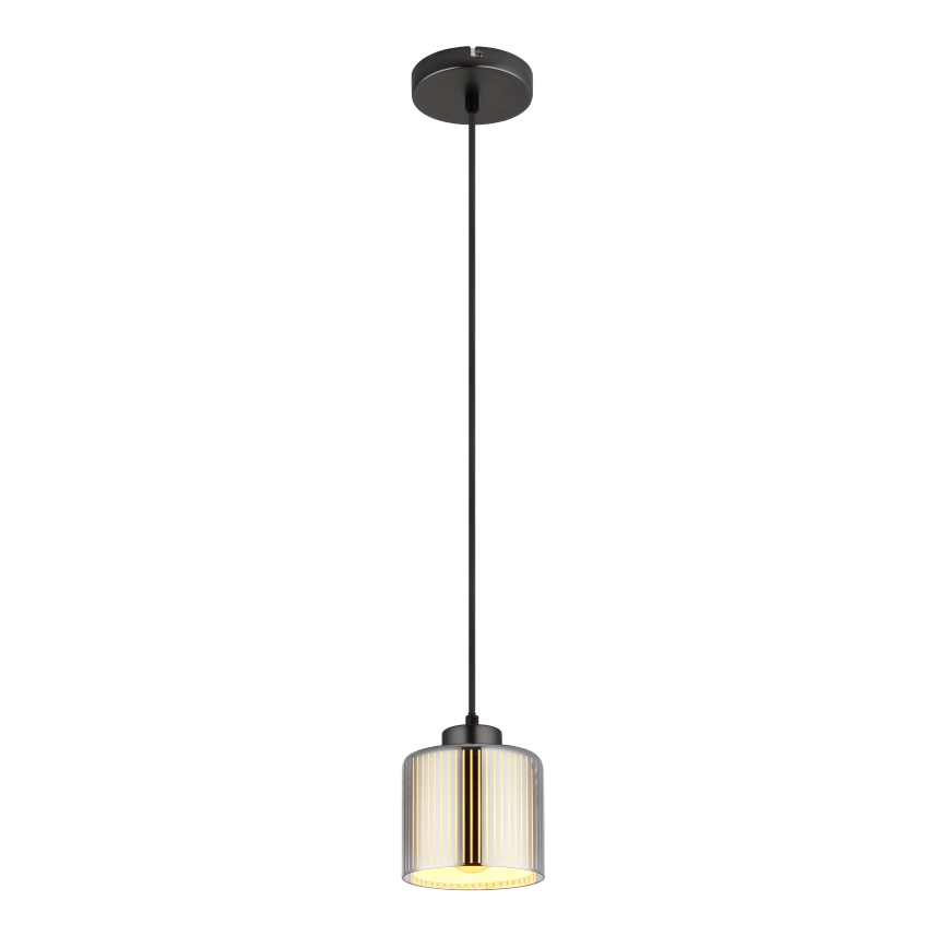 Globo - Підвісна люстра 1xE27/60W/230V глянцевий хром діаметр 14 см