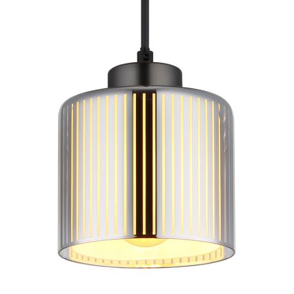 Globo - Підвісна люстра 1xE27/60W/230V глянцевий хром діаметр 14 см