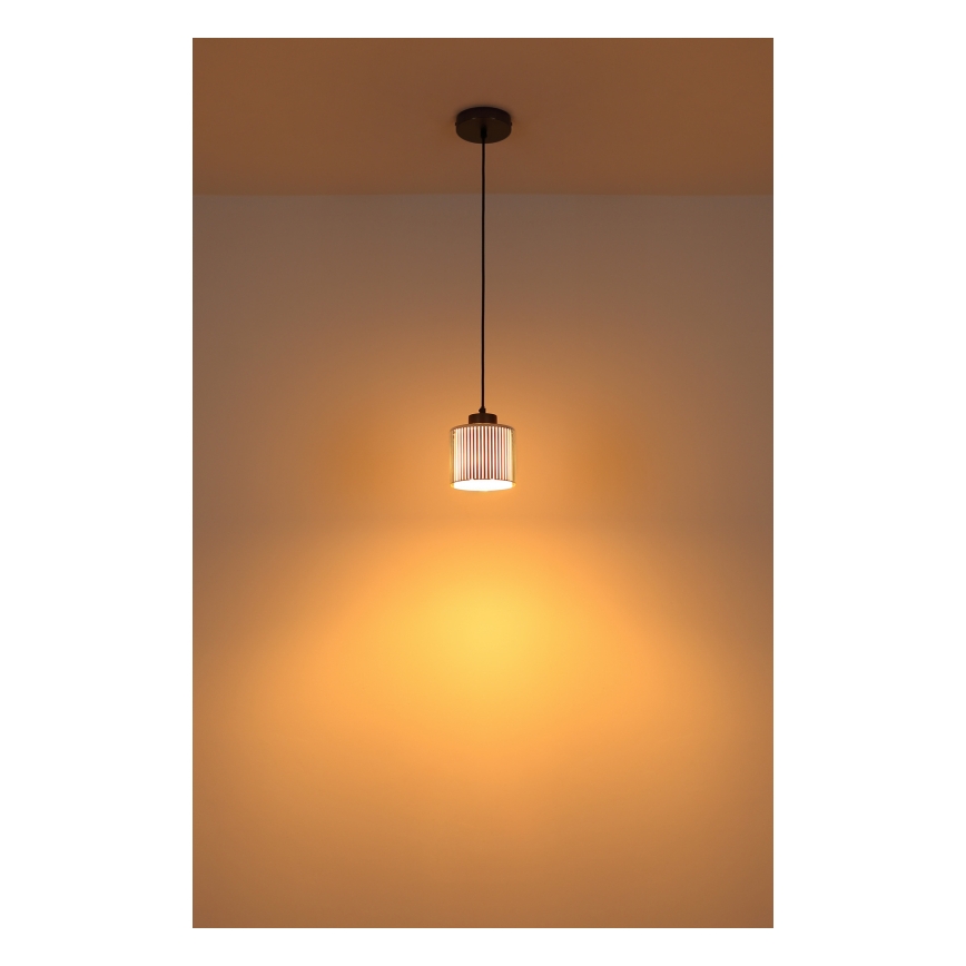 Globo - Підвісна люстра 1xE27/60W/230V глянцевий хром діаметр 14 см