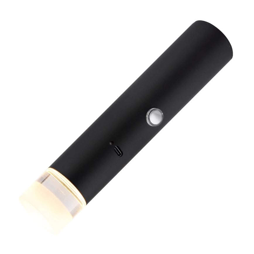 Globo - LED димований сенсорний зарядний світильник 2 в 1 LED/2W/230/5V чорний