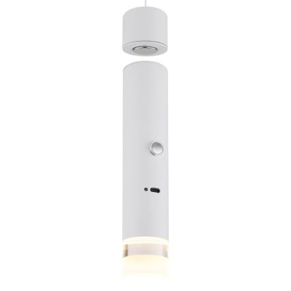 Globo - LED затемнюваний сенсорний акумуляторний світильник 2 в 1 LED/2W/230/5V білий