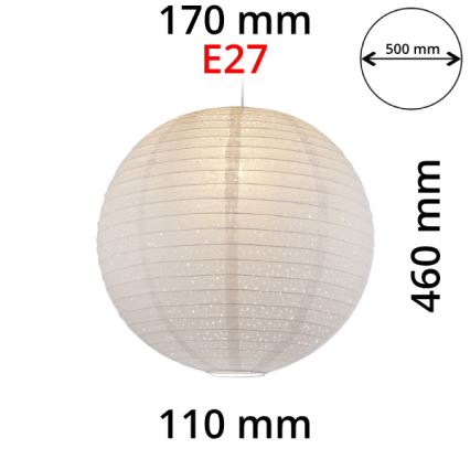 GLOBO 16911 - Абажур для люстры VARYS E27 диам. 50 см