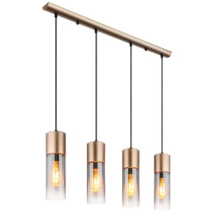 Globo - Підвісна люстра 3xE27/25W/230V бронзовий