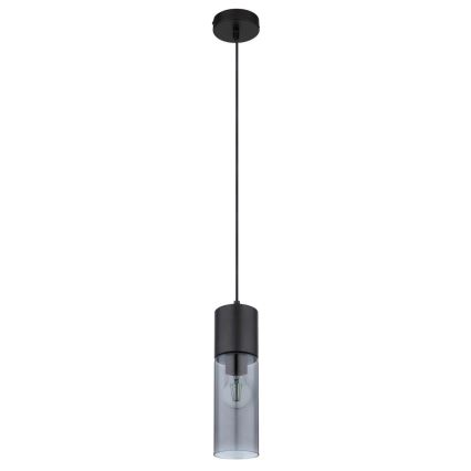 Globo - Підвісна люстра 1xE27/25W/230V діаметр 10,5 см чорний