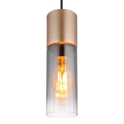 Globo - Підвісна люстра 1xE27/25W/230V бронзовий діаметр 10 см
