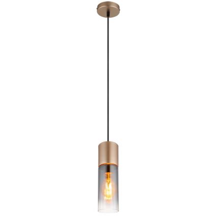 Globo - Підвісна люстра 1xE27/25W/230V бронзовий діаметр 10 см