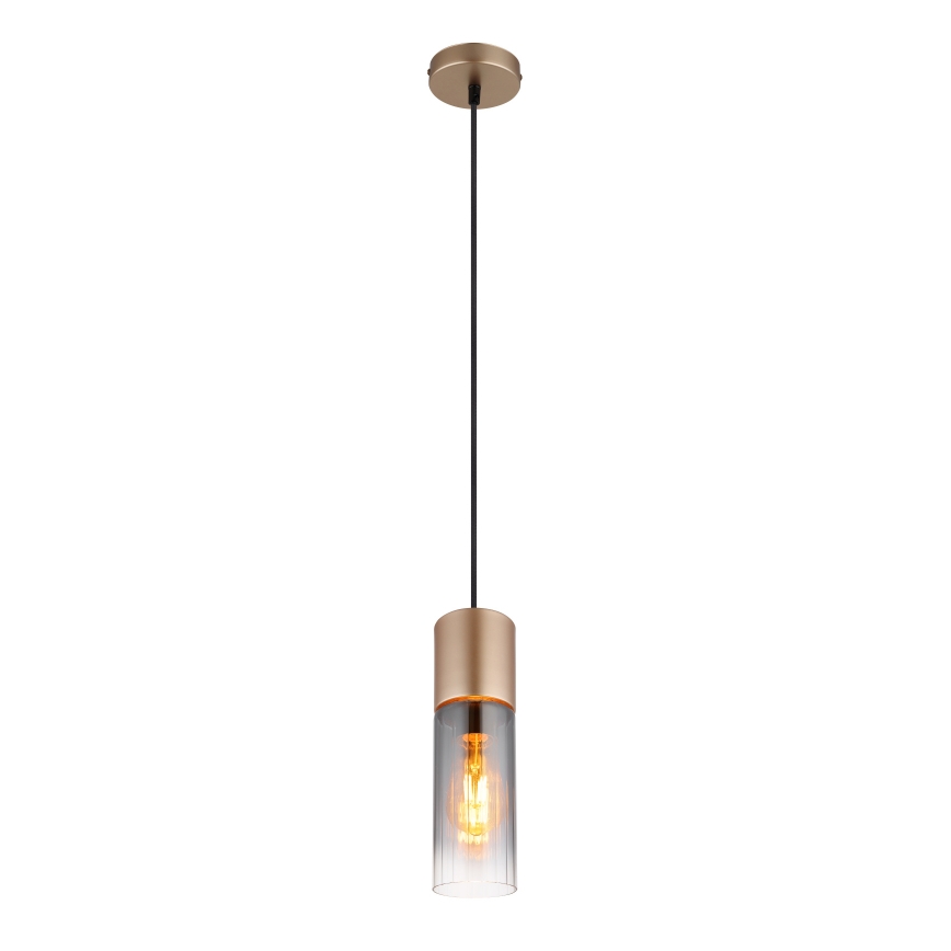 Globo - Підвісна люстра 1xE27/25W/230V бронзовий діаметр 10 см