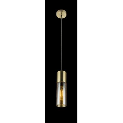 Globo - Подвесная люстра 1xE27/25W/230V диаметр 10,5 см латунь
