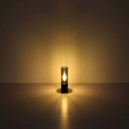 Globo - Настільна сенсорна лампа 1xE27/25W/230V діам. 9 см чорна