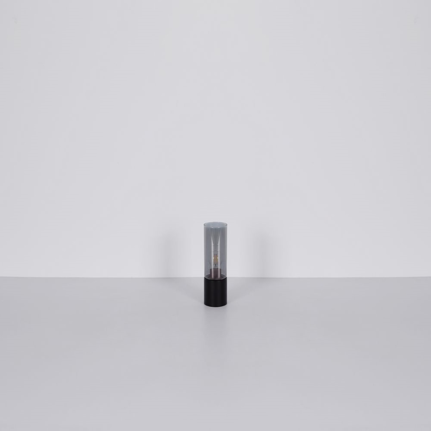 Globo - Настільна сенсорна лампа 1xE27/25W/230V діам. 9 см чорна