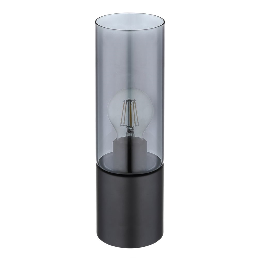 Globo - Сенсорная настольная лампа 1xE27/25W/230V диаметр 9 см черный