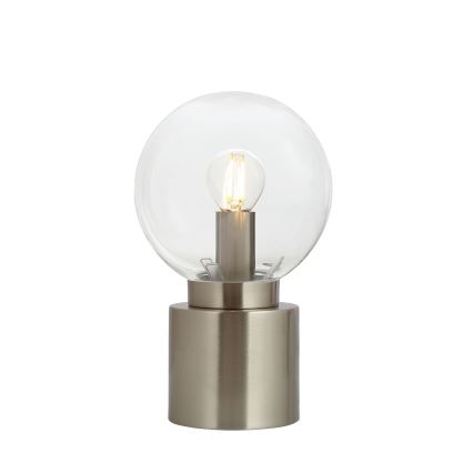Globo - Настольная лампа 1xE14/25W/230V блестящий хром