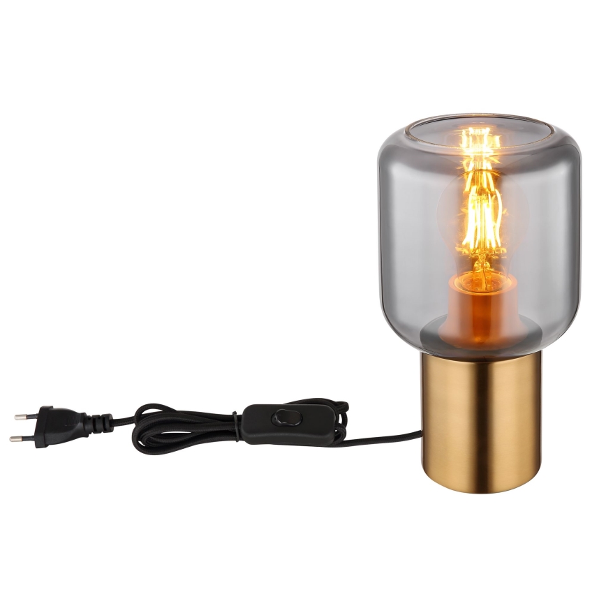 Globo - Настільна лампа 1xE27/40W/230V латунь