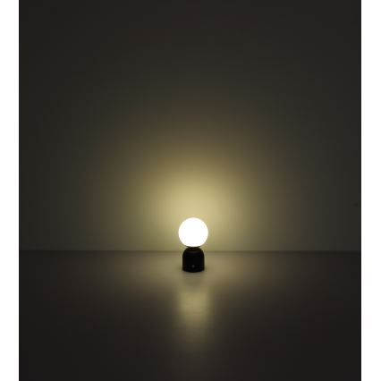 Globo - Светодиодная сенсорная настольная лампа с регулированием яркости LED/2,5W/3,7V 2700K/4000K/6500K 1800 mAh USB матовый хром