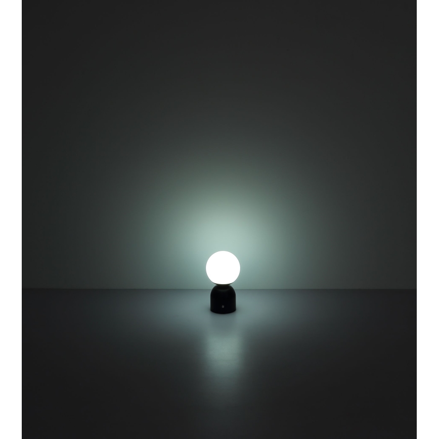Globo - Сенсорна настільна LED лампа з регулюванням яскравості LED/2,5W/3,7V 2700/4000/65000K 1800 mAh USB чорний