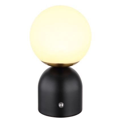 Globo - Сенсорна настільна LED лампа з регулюванням яскравості LED/2,5W/3,7V 2700/4000/65000K 1800 mAh USB чорний