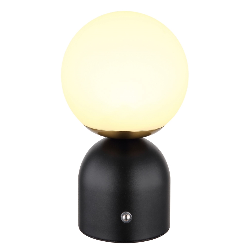Globo - Сенсорна настільна LED лампа з регулюванням яскравості LED/2,5W/3,7V 2700/4000/65000K 1800 mAh USB чорний