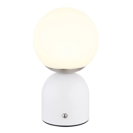 Globo - Сенсорна настільна LED лампа з регулюванням яскравості LED/2,5W/3,7V 2700/4000/6500K 1800 mAh USB білий