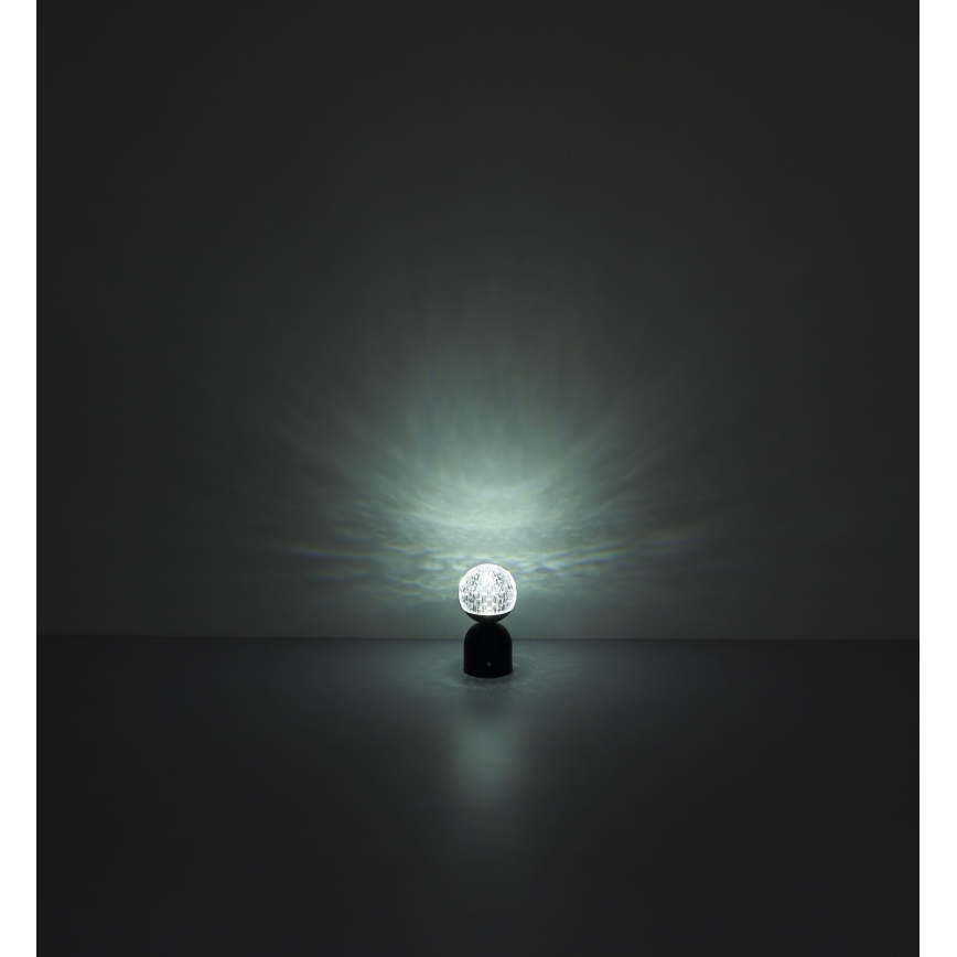 Globo - Сенсорна настільна LED лампа з регулюванням яскравості LED/2,5W/3,7V 2700/4000/6500K 1800 mAh USB чорний