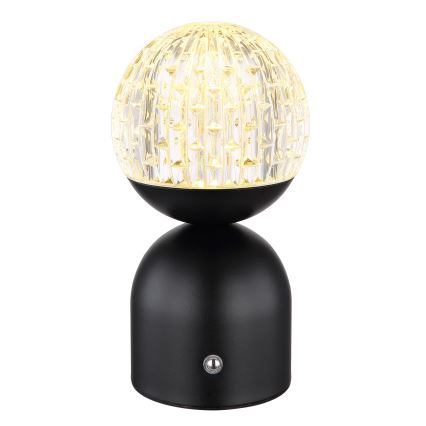 Globo - Сенсорна настільна LED лампа з регулюванням яскравості LED/2,5W/3,7V 2700/4000/6500K 1800 mAh USB чорний