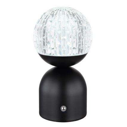 Globo - Сенсорна настільна LED лампа з регулюванням яскравості LED/2,5W/3,7V 2700/4000/6500K 1800 mAh USB чорний