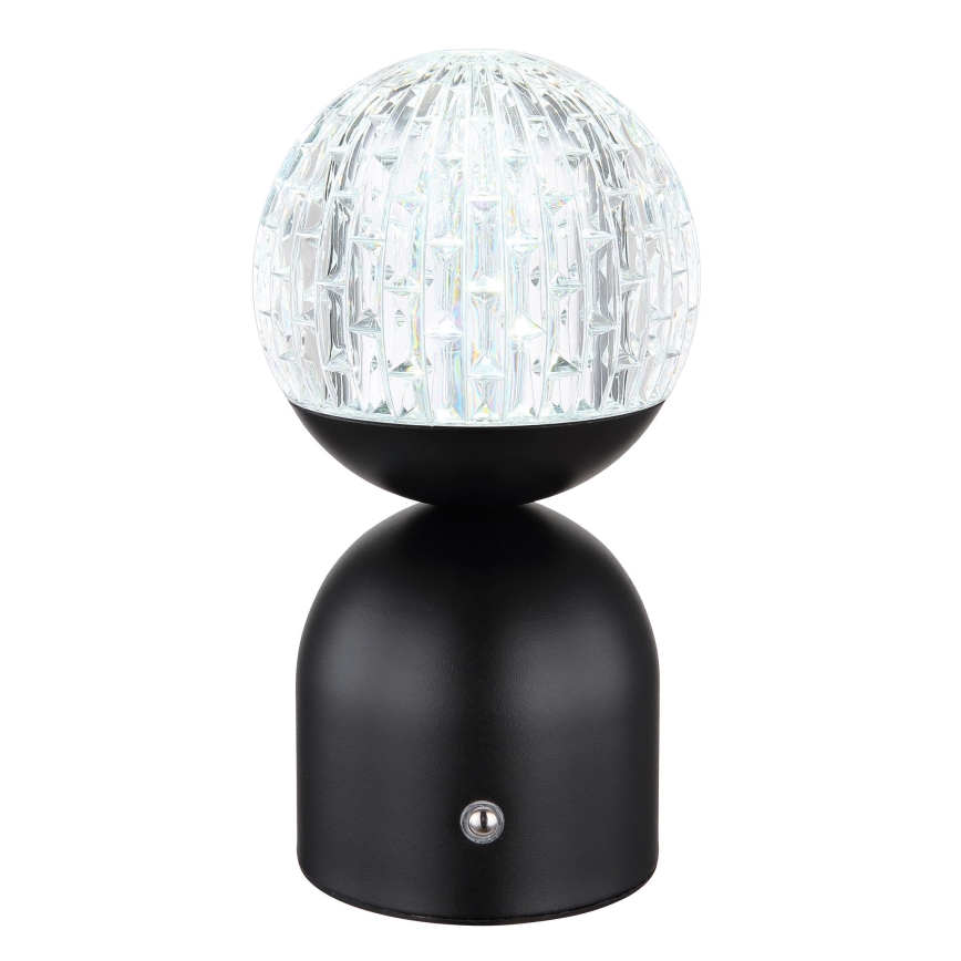 Globo - Сенсорна настільна LED лампа з регулюванням яскравості LED/2,5W/3,7V 2700/4000/6500K 1800 mAh USB чорний