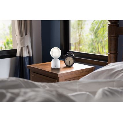 Globo - Сенсорна настільна LED лампа з регулюванням яскравості LED/2,5W/3,7V 2700/4000/65000K 1800 mAh USB білий