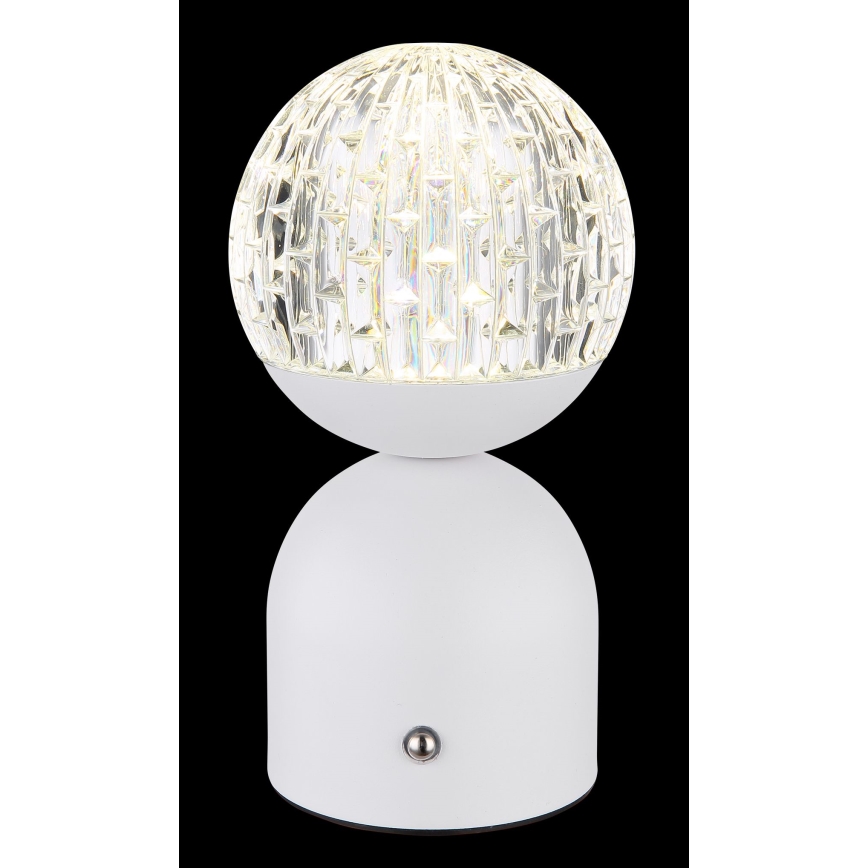 Globo - Сенсорна настільна LED лампа з регулюванням яскравості LED/2,5W/3,7V 2700/4000/65000K 1800 mAh USB білий